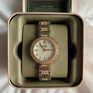 Fossil Rose Gold Stainless Steel Watch